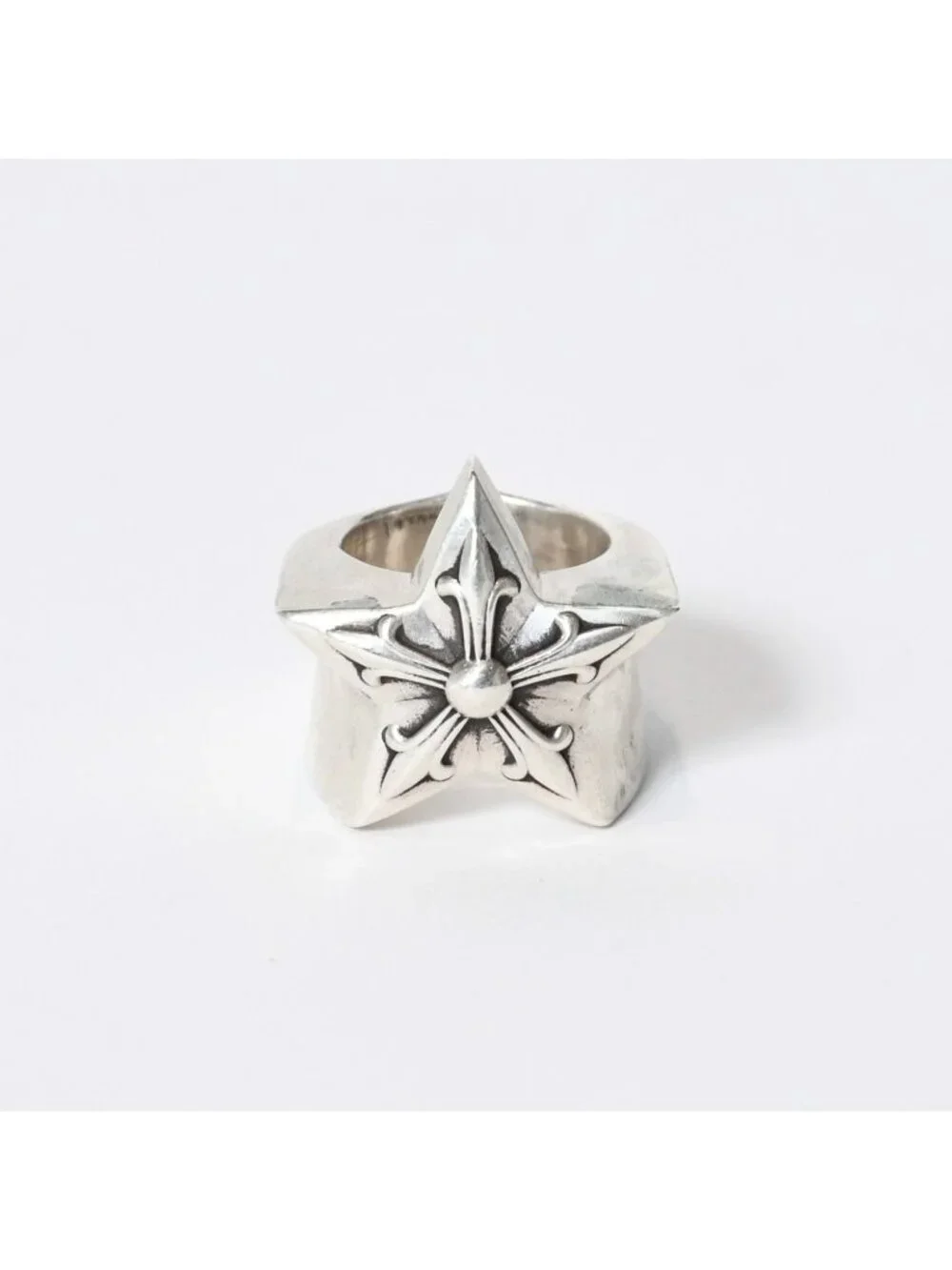 Chrome Hearts Str Large Sterling Ring